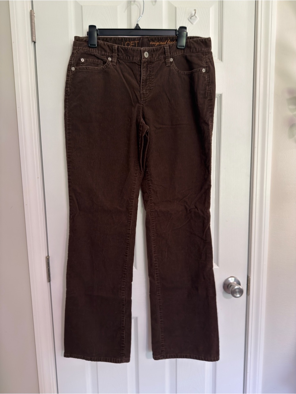 LOFT Brown Corduroy Pants size 10